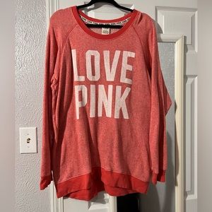 Victoria’s Secret Pink oversized sweatshirt